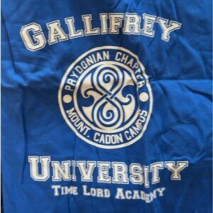 NEW! Dr Who T-shirt Gallifrey University: TIme Lord Academy